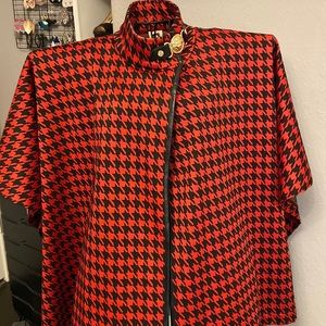 Red and Black Shawl/Wrap